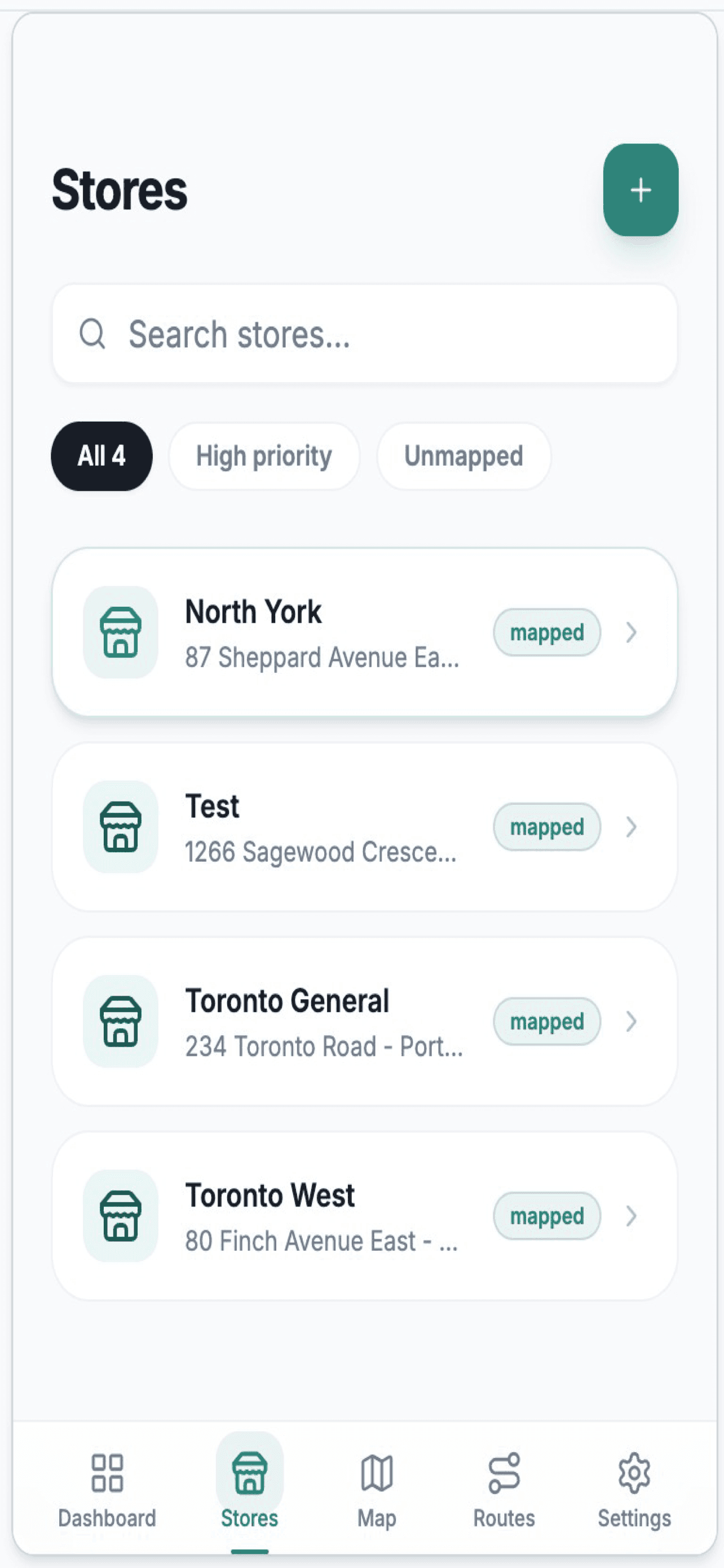 Territory Pilot submitted visit and reporting experience